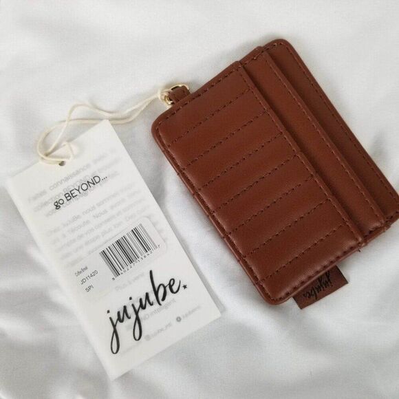 JuJuBe Coffee Break Cardholder Card Wallet Spice Brown Vegan Leather Beyond - Picture 5 of 6